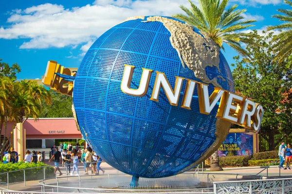 Orlando Usa Listopadu 2018 Slavná Univerzální Globe Universal Studios Orlandu — Stock fotografie