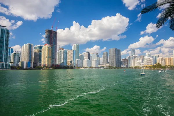 Usa Florida Miami Februari 2017 Miami Internationella Båtmässa Downtown Miami — Stockfoto
