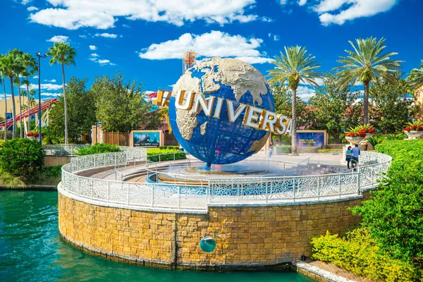 Orlando Usa Listopadu 2018 Slavná Univerzální Globe Universal Studios Orlandu — Stock fotografie