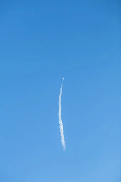 Usa Florida Cape Canaveral Március 2017 Spacex Falcon Rakéta Indít — Stock Fotó