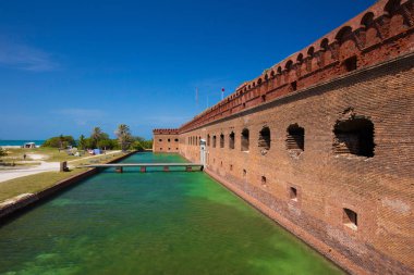 İç savaş Fort Jefferson ve Meksika Körfezi'nde Kuru Tortugas Milli Parkı, Florida, ABD