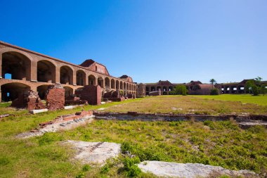 İç savaş Fort Jefferson Kuru Tortugas Milli Parkı, Florida, ABD