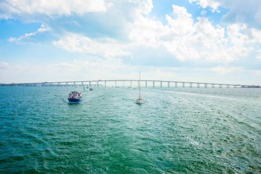 ABD, Florida, Miami - 17 Şubat 2017: Miami Uluslararası Boat Show, Downtown Miami, Key Biscayne