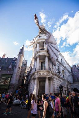 Orlando, Amerika Birleşik Devletleri - 11 Şubat 2017: Harry Potter Universal Studios Dragon'da