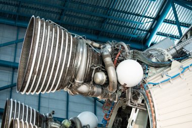 Apollo / Saturn V Merkezi, uzay hangar roket Kennedy Uzay Merkezi, Florida, ABD ile