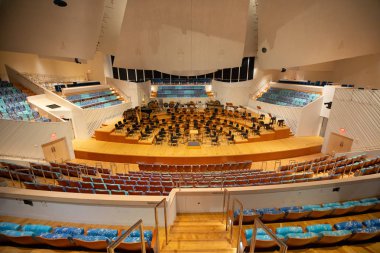 Konser Salonu yeni dünya Senfoni, Miami Beach, Florida, ABD, iç