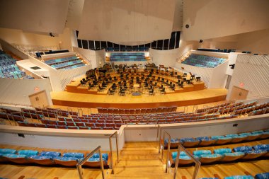 Konser Salonu yeni dünya Senfoni, Miami Beach, Florida, ABD, iç