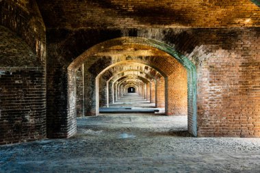 İç savaş Fort Jefferson Kuru Tortugas Milli Parkı, Florida, ABD