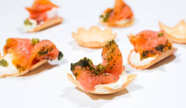 Somon Balık fileto beyaz dilimlenmiş