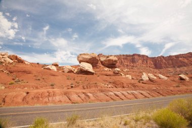 güzel manzara Red Rock Canyon Ulusal koruma alanı, Nevada, ABD