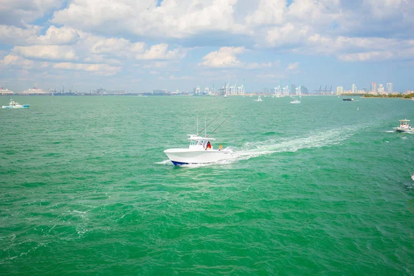 Usa Florida Miami 2017 Február Miami Nemzetközi Boat Show Downtown — Stock Fotó