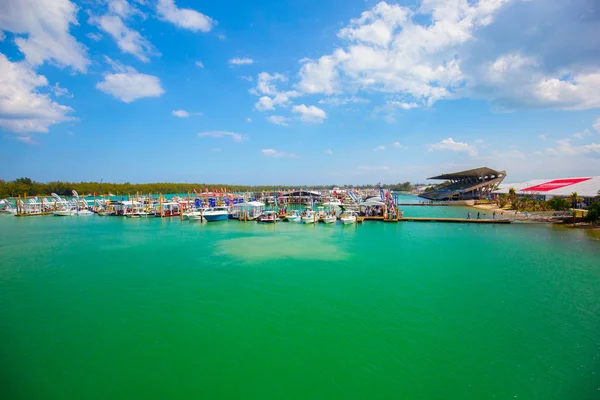 Usa Florida Miami Febrero 2017 Miami International Boat Show Centro — Foto de Stock