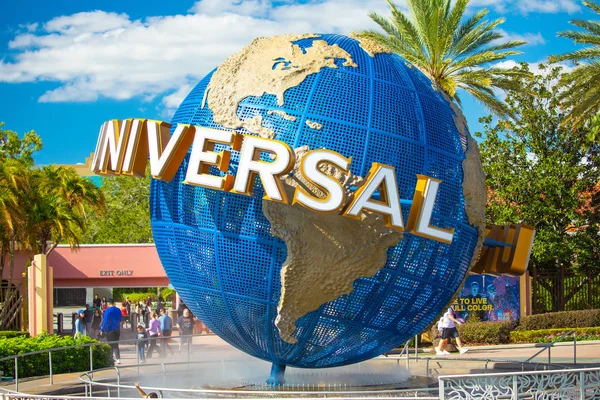 Орландо Сша Ноября 2018 Года Знаменитый Universal Globe Universal Studios — стоковое фото