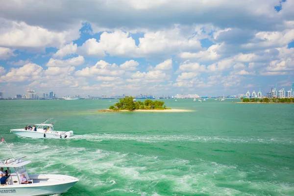 Usa Florida Miami 2017 Február Miami Nemzetközi Boat Show Downtown — Stock Fotó