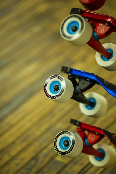 Close Skates Ron Jon Surf Shop Praia Cacau Flórida Eua — Fotografia de Stock