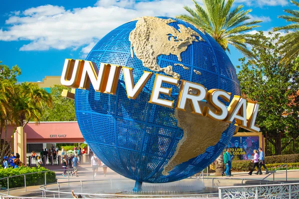 Orlando Usa Novembre 2018 Famoso Universal Globe Agli Universal Studios — Foto Stock