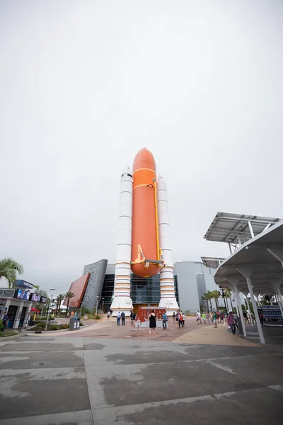Cohete Naranja Kennedy Space Center Florida —  Fotos de Stock