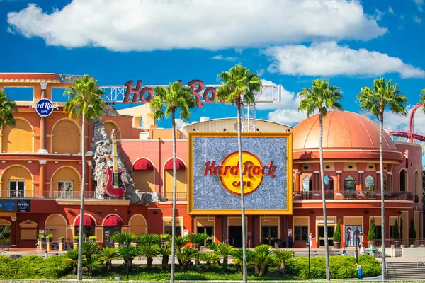 Hard Rock café'evrensel şehirde yürümek, Orlando, Florida, ABD