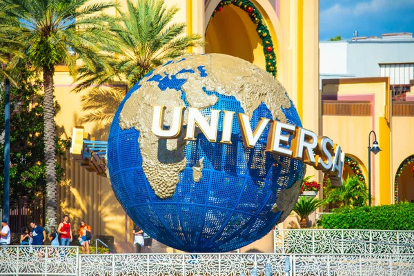 Orlando Usa Listopadu 2018 Slavná Univerzální Globe Universal Studios Orlandu — Stock fotografie