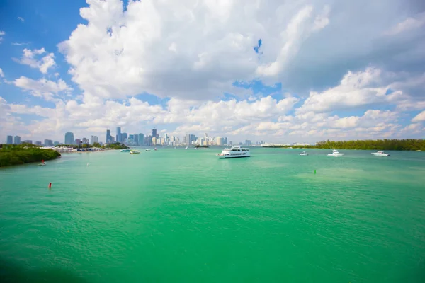 Usa Florida Miami Febbraio 2017 Miami International Boat Show Downtown — Foto Stock