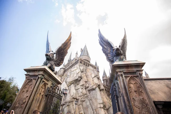 Orlando Florida Usa März 2017 Hogwarts Burg Auf Abenteuerinseln — Stockfoto