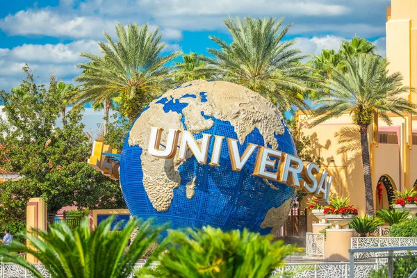 Orlando Usa November 2018 Berömda Universal Globe Universal Studios Orlando — Stockfoto