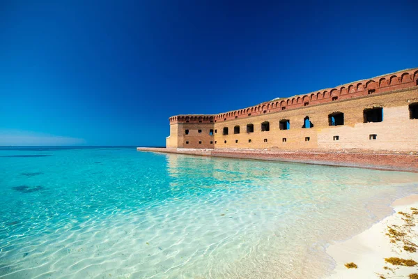 Polgárháború Fort Jefferson Mexikói Öböl Dry Tortugas Nemzeti Park Florida — Stock Fotó