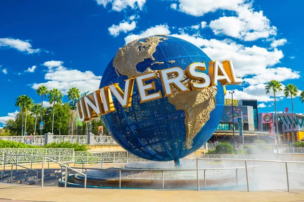 Orlando Usa Listopadu 2018 Slavná Univerzální Globe Universal Studios Orlandu — Stock fotografie