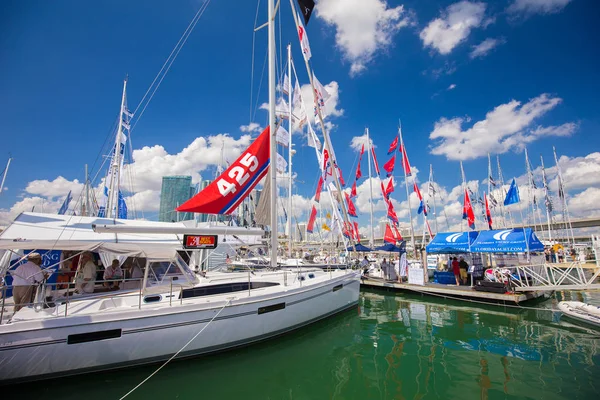 Usa Florida Miami Února 2017 Miami Mezinárodní Boat Show Centrum — Stock fotografie