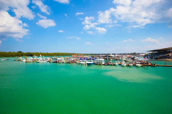 Usa Florida Miami Febrero 2017 Miami International Boat Show Centro — Foto de Stock