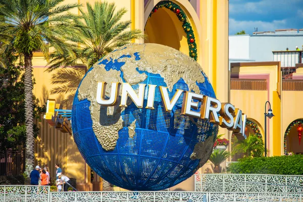 Orlando Usa Novembre 2018 Famoso Universal Globe Agli Universal Studios — Foto Stock