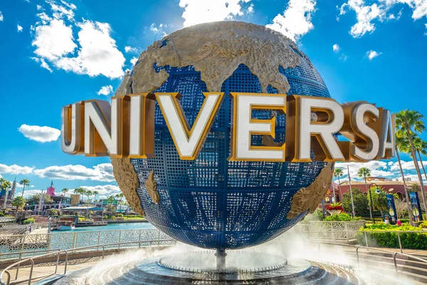 Orlando Noviembre 2018 Famoso Universal Globe Universal Studios Orlando Florida — Foto de Stock