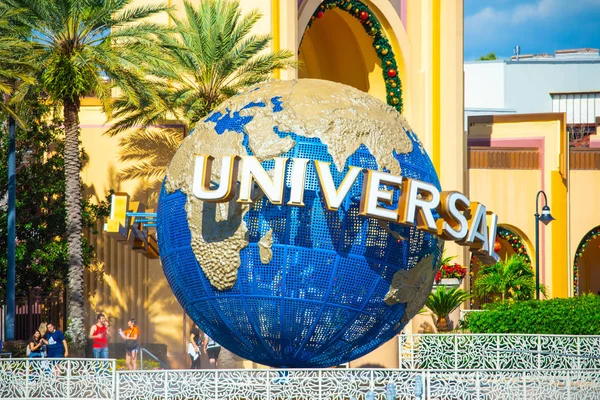 Орландо Сша Ноября 2018 Года Знаменитый Universal Globe Universal Studios — стоковое фото