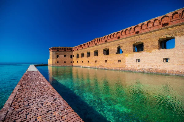 Polgárháború Fort Jefferson Mexikói Öböl Dry Tortugas Nemzeti Park Florida — Stock Fotó