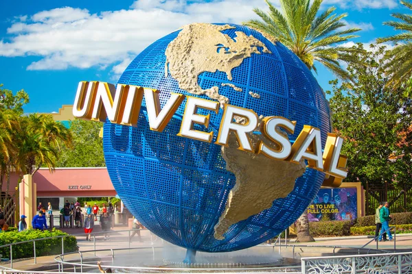 Orlando Usa November 2018 Berömda Universal Globe Universal Studios Orlando — Stockfoto