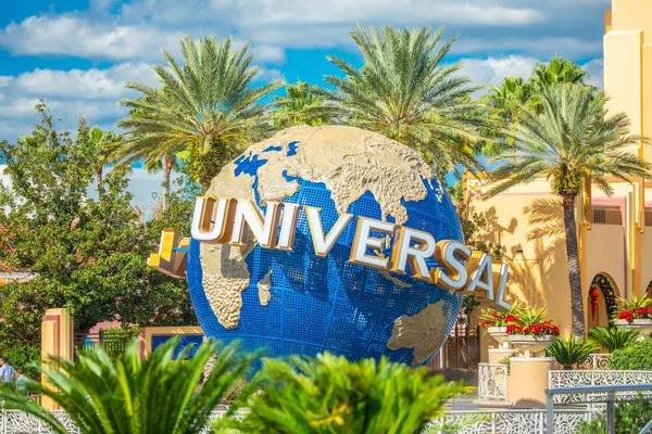 Orlando Usa November 2018 Berömda Universal Globe Universal Studios Orlando — Stockfoto