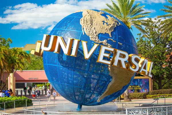 Orlando Usa Listopadu 2018 Slavná Univerzální Globe Universal Studios Orlandu — Stock fotografie