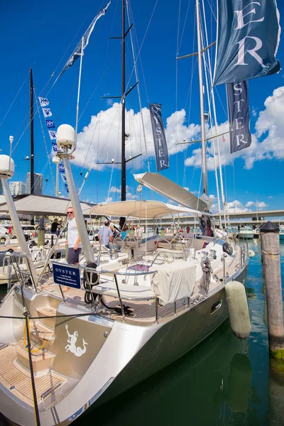 Usa Florida Miami Února 2017 Miami Mezinárodní Boat Show Centrum — Stock fotografie