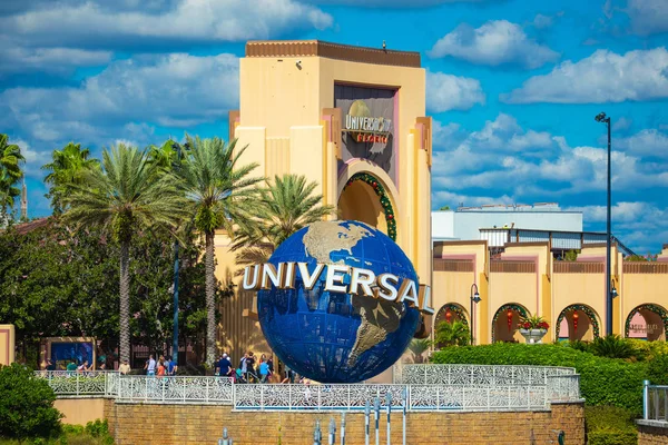 Orlando Noviembre 2018 Famoso Universal Globe Universal Studios Orlando Florida — Foto de Stock