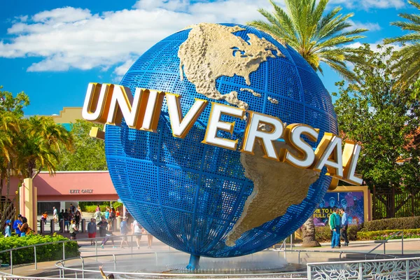 Orlando Usa November 2018 Famous Universal Globe Universal Studios Orlando — Stock Photo, Image