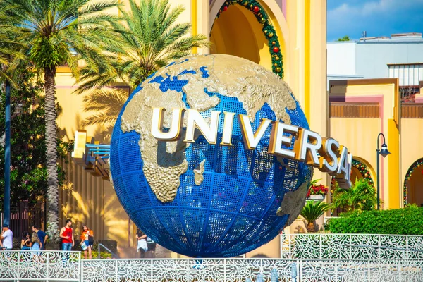 Orlando Noviembre 2018 Famoso Universal Globe Universal Studios Orlando Florida —  Fotos de Stock
