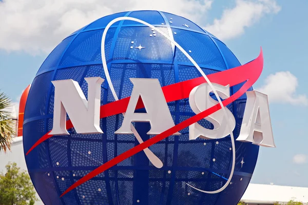 Firma Nasa Kennedy Space Center Cape Canaveral Florida Usa — Foto Stock