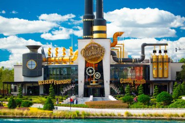 Tatlı çikolata Emporium ve Savory Bayramı mutfak, Universal City walk, Orlando, ABD