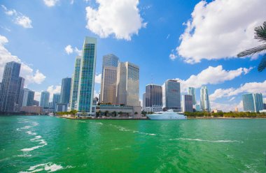 ABD, Florida, Miami - 17 Şubat 2017: Miami Uluslararası Boat Show, Downtown Miami, Key Biscayne