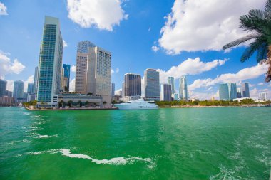 ABD, Florida, Miami - 17 Şubat 2017: Miami Uluslararası Boat Show, Downtown Miami, Key Biscayne