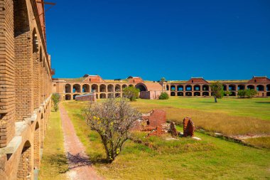 İç savaş Fort Jefferson Kuru Tortugas Milli Parkı, Florida, ABD