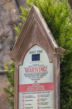 Orlando, Florida, Abd - 11 Mart 2017: Macera Adaları'nda hogwarts