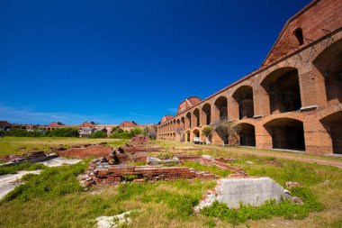 İç savaş Fort Jefferson Kuru Tortugas Milli Parkı, Florida, ABD