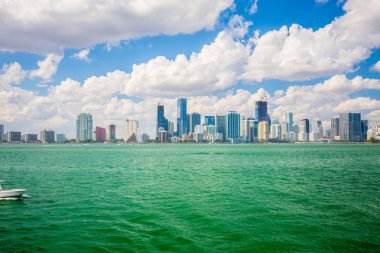 ABD, Florida, Miami - 17 Şubat 2017: Miami Uluslararası Boat Show, Downtown Miami, Key Biscayne