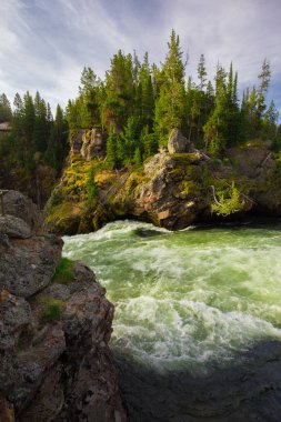 River in Yellowstone National Park, Wyoming, Abd